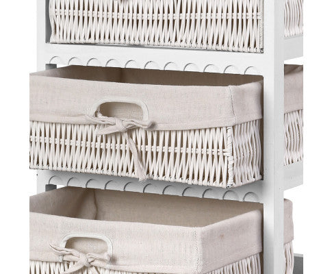 SOLANA 2 DRAWER/ 3 BASKET STORAGE CABINET - AS PICTURED