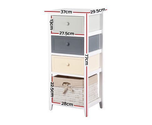 SOLANA 3 DRAWER STORAGE CABINET - AS PICTURED