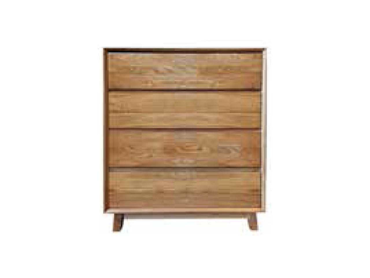 SUMMIT 4 DRAWER TALLBOY CHEST - 1020(H) X 850(W)-LIGHT OAK