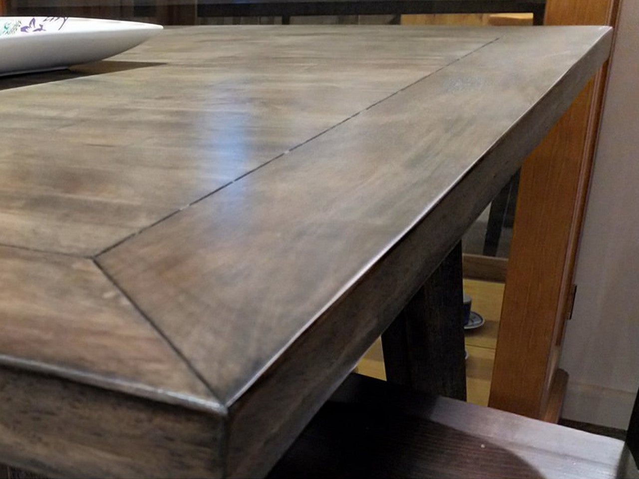 LILITH 7 PIECE HARDWOOD DINING SETTINGS - 1800(W) x 1000(D) TABLE - AS PICTURED