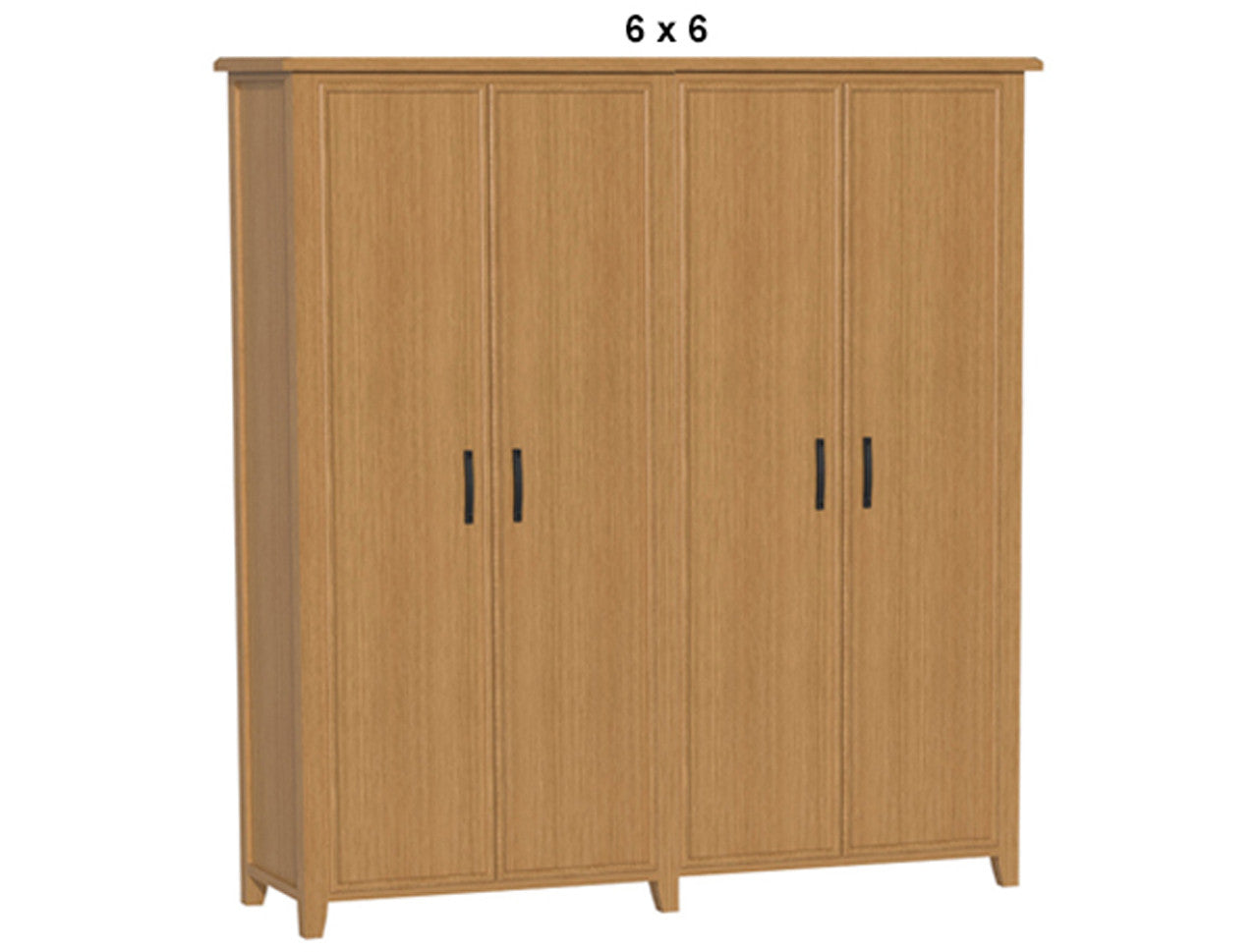 SYDNEYSIDE (AUSSIE MADE) PANTRY WITH PICTURE FRAME DOORS PIGEON PAIRED COLLECTION - TASSIE OAK COMBINATION - ASSORTED STAINED COLOURS - STARTING FROM $1799