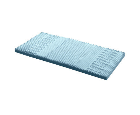 SALOME SINGLE SIZE COOL GEL MEMORY FOAM MATTRESS TOPPER WITH BAMBOO COVER (80mm)
