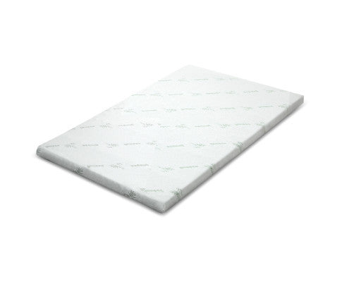 JUDITH SINGLE SIZE COOL GEL MEMORY FOAM MATTRESS TOPPER WITH BAMBOO COVER (50mm)