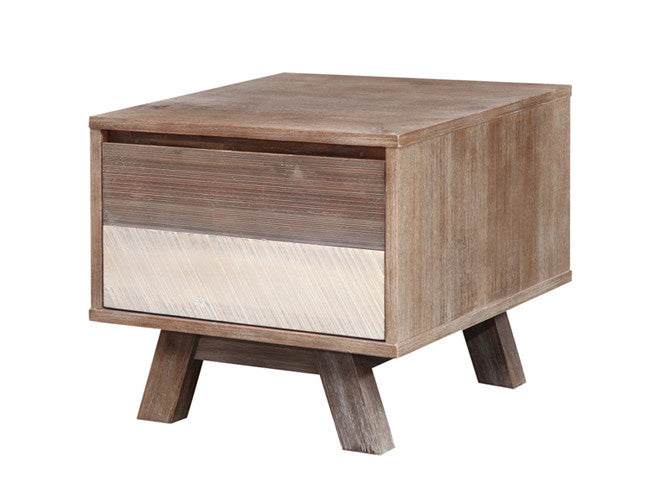 SEATTLE WITH DRAWER LAMP TABLE - 3 TONE COLOURS