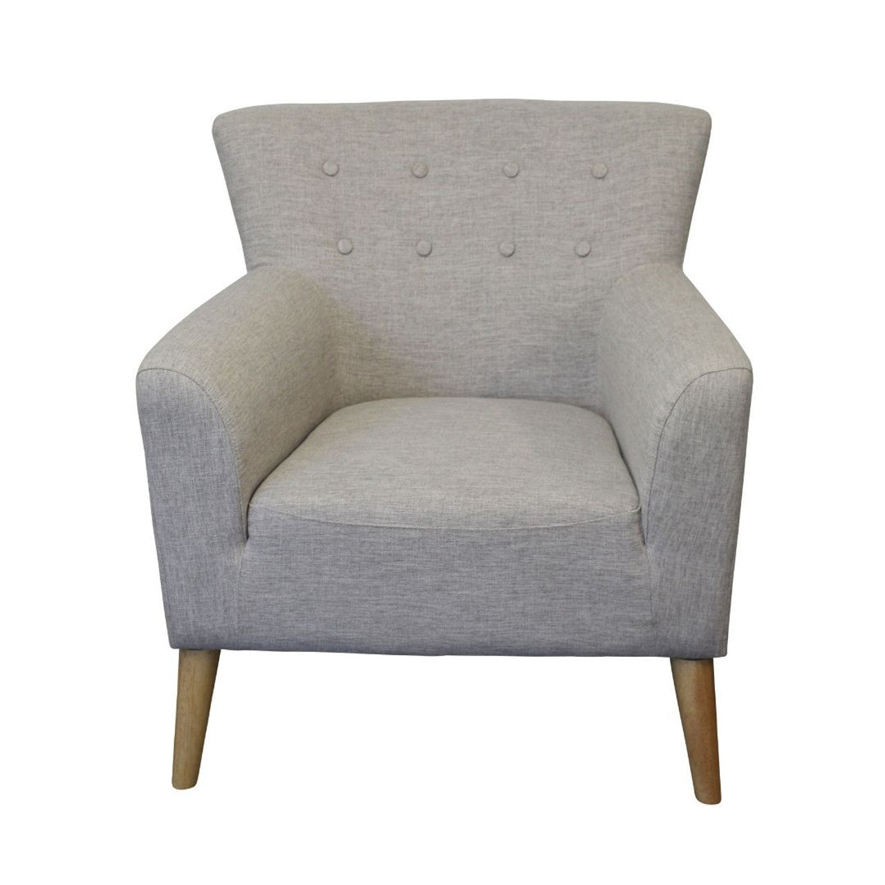 DARCY ACCENT FIESTA FABRIC UPHOLSTERED SOFA ARM CHAIR - ASSORTED COLOURS