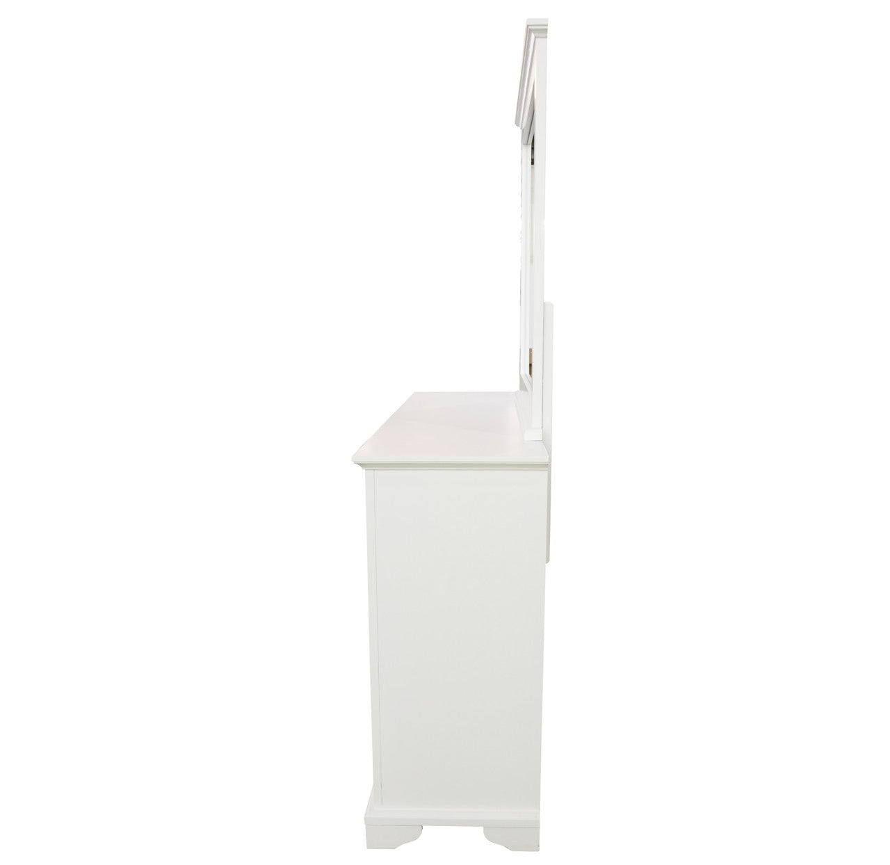 QUEEN AUSTIN 5 PIECE (DRESSER) BEDROOM SUITE - WHITE