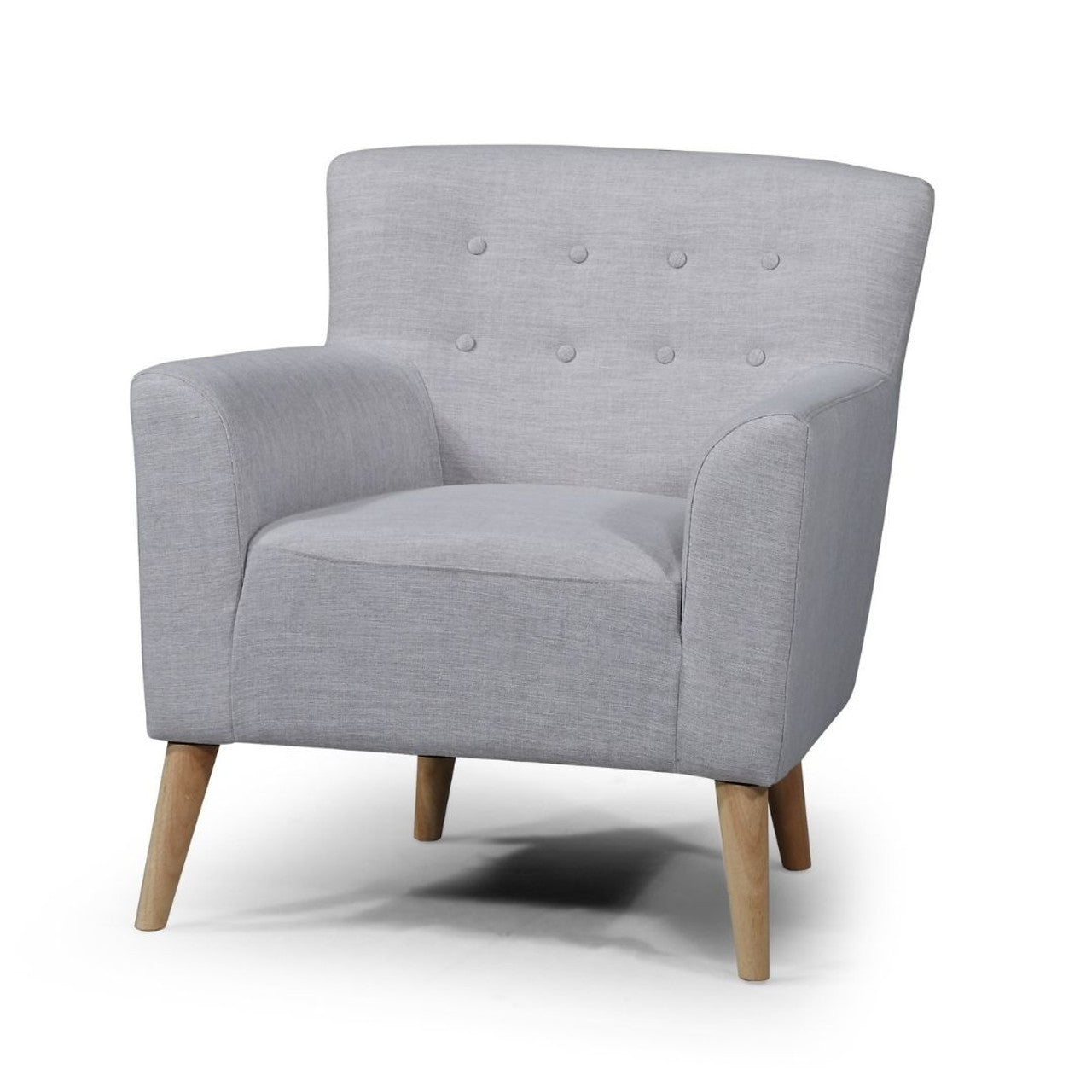 DARCY ACCENT FIESTA FABRIC UPHOLSTERED SOFA ARM CHAIR - ASSORTED COLOURS