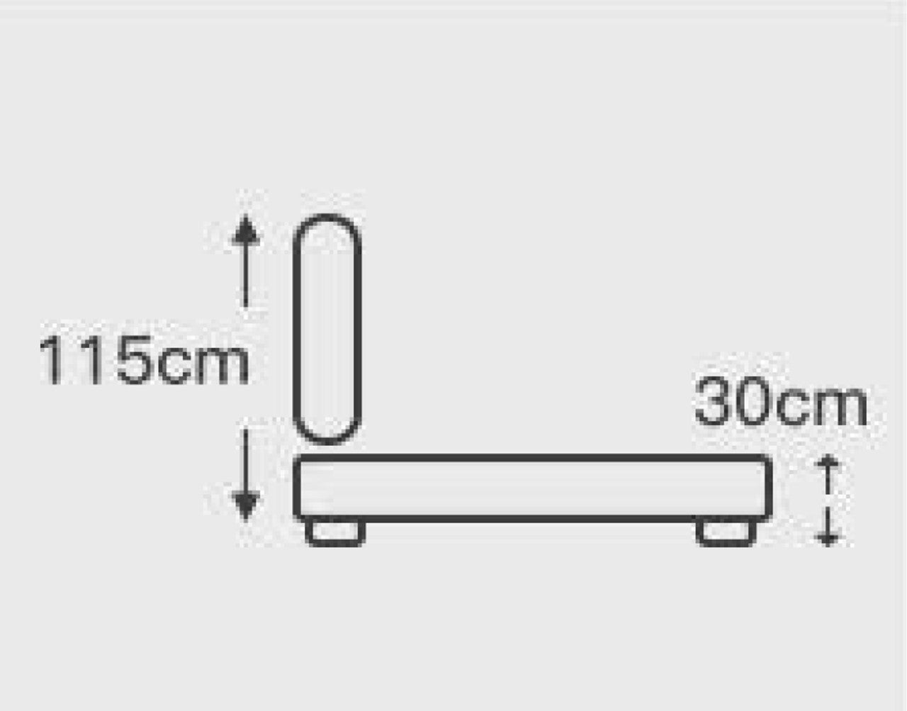 KING SINGLE SACRAMENTO LEATHERETTE / LINEN / VELVET GAS LIFT BED - ASSORTED COLOURS