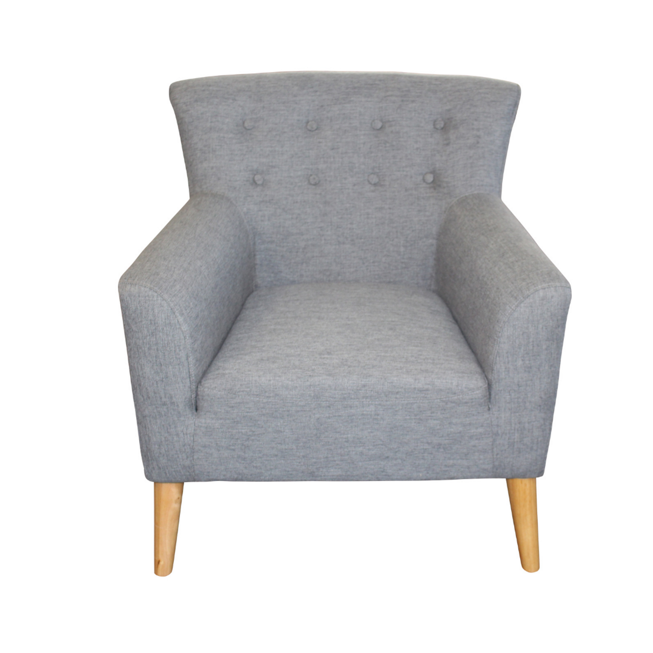 DARCY ACCENT FIESTA FABRIC UPHOLSTERED SOFA ARM CHAIR - ASSORTED COLOURS