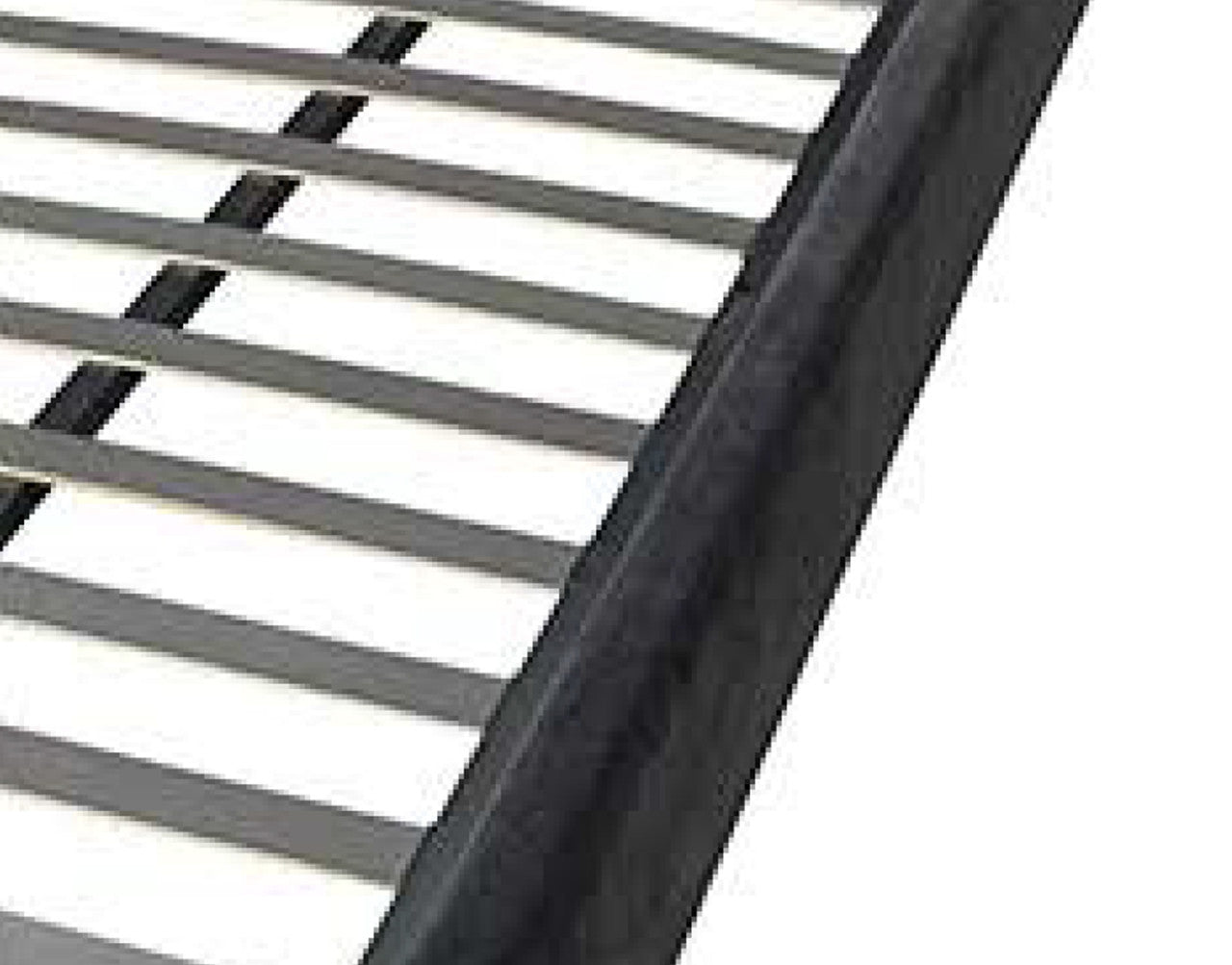 KING SINGLE LEGACY LEATHERETTE / LINEN / VELVET FANCY BED WITH METAL BEDHEAD FRAME - ASSORTED COLOURS