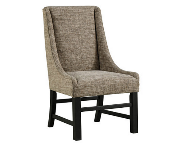 SOMMERFORD ARM DINING CHAIR (MODEL:D775-01A) - BROWN