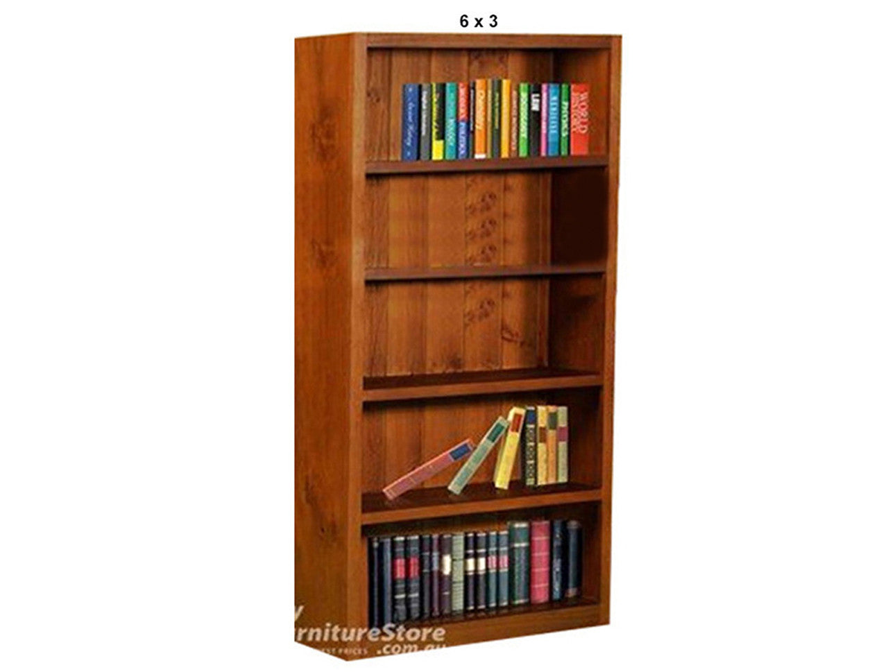 SUSSIE (AUSSIE MADE) HIGHLINE BOOKCASE COLLECTION - ASSORTED STAINED COLOURS - STARTING FROM $399