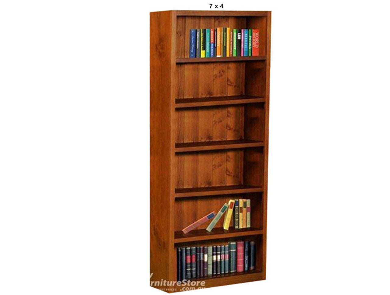 SUSSIE (AUSSIE MADE) HIGHLINE BOOKCASE COLLECTION - ASSORTED STAINED COLOURS - STARTING FROM $399
