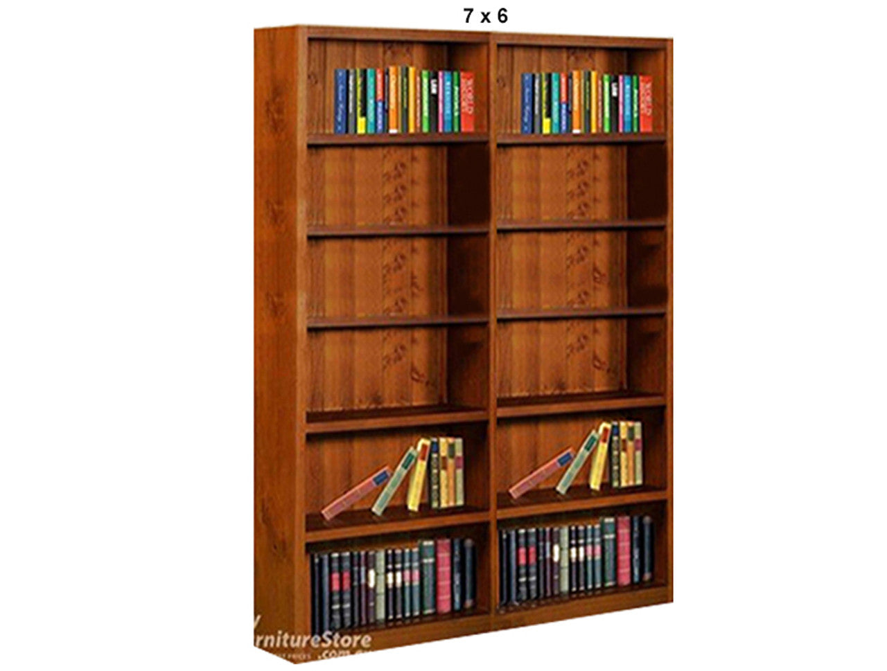 SUSSIE (AUSSIE MADE) LARGE HIGHLINE BOOKCASE COLLECTION - ASSORTED STAINED COLOURS - STARTING FROM $1199