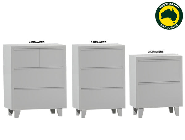 SWANWORTH (AUSSIE MADE) BEDSIDE TABLE COLLECTION - ASSORTED PAINTED COLOURS