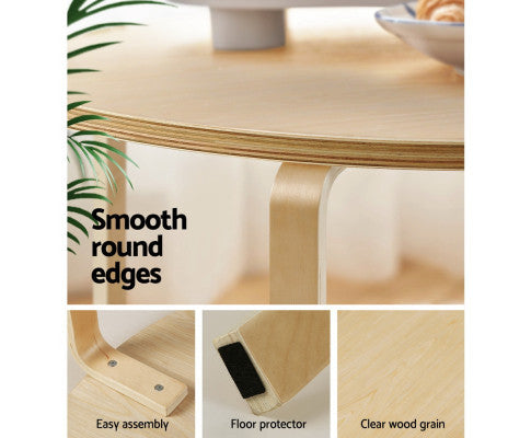 MORLEY NEST OF 2 TABLES - WOODEN