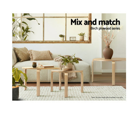 MORLEY NEST OF 2 TABLES - WOODEN