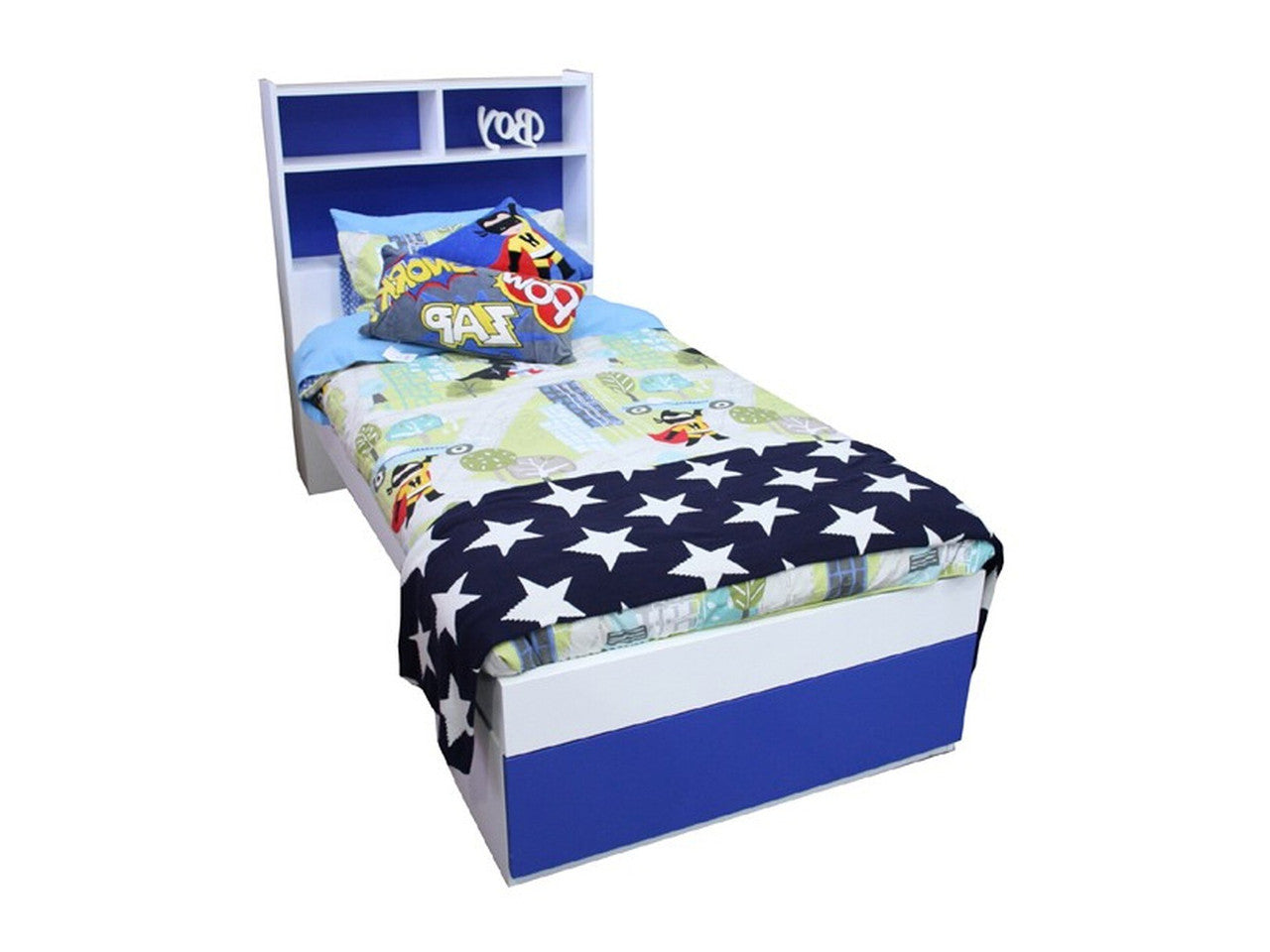 KING SINGLE TAKIS BED WITH FOOTEND DRAWER - PRICED IN ASSORTED COLOURS (VIC ASH AND PINE OPTIONS ALSO AVAILABLE - PRICE ON APPLICATION) - CUSTOMISATION AVAILABLE