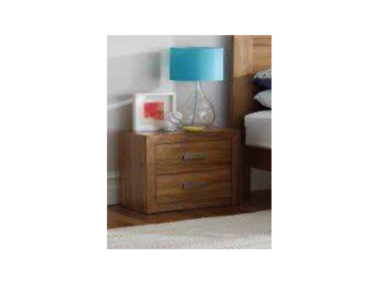 GERALDTON KING 3 PIECE (BEDSIDE) BEDROOM SUITE - BLACKWOOD