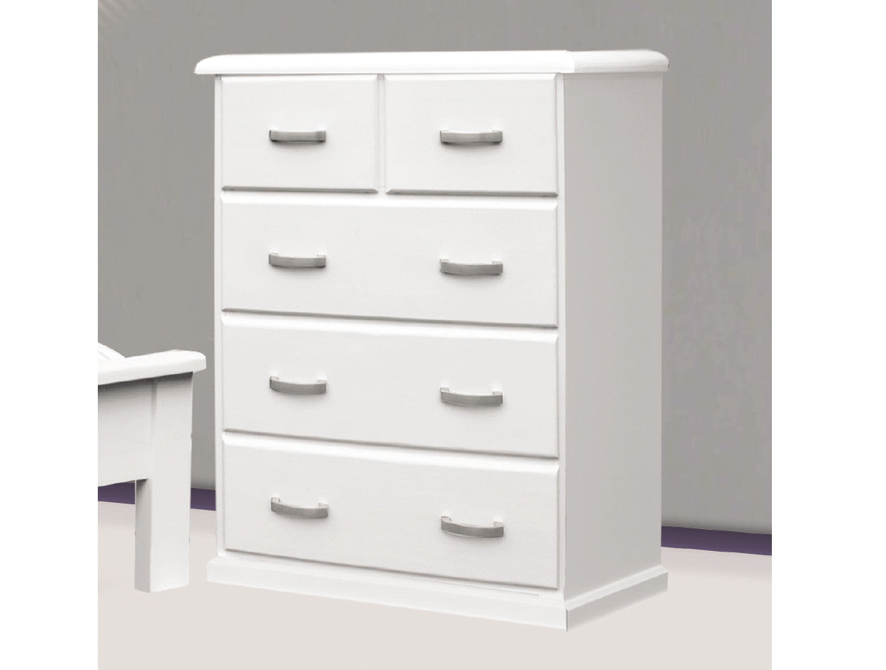 OCTARIAN DOUBLE OR QUEEN 5 PIECE (DRESSER) BEDROOM SUITE WITH BOOKCASE BEDHEAD AND WINSTON CASE GOODS - ASSORTED COLOURS