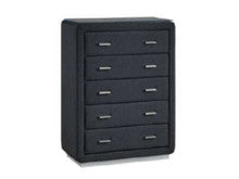 WARRIMOO 5 DRAWER TALLBOY (NO TOP GLASS) - ASSORTED COLOURS