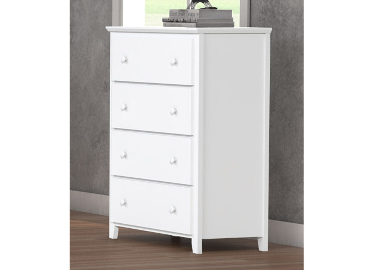 ORVILLE (AUSSIE MADE) 4 DRAWER TALLBOY - ASSORTED COLOURS