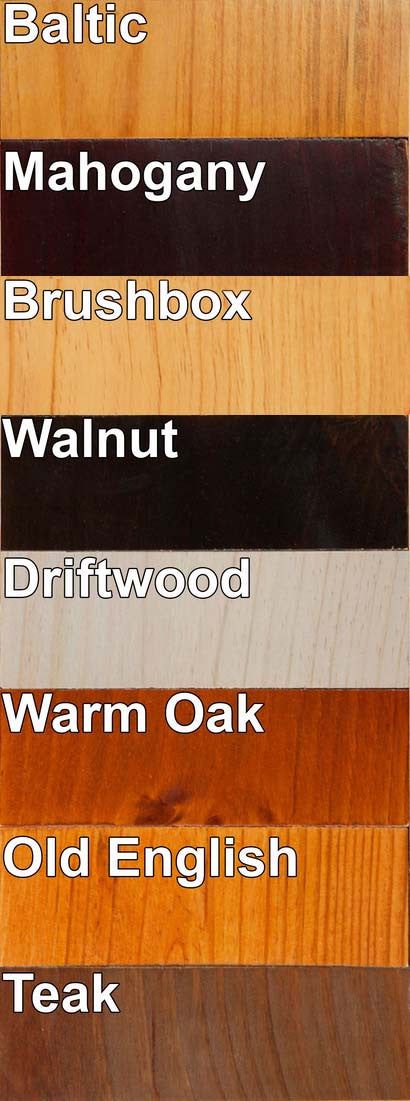 Xavian (AUSSIE MADE) 6 Drawer Dressing Table - Assorted Stained Colours