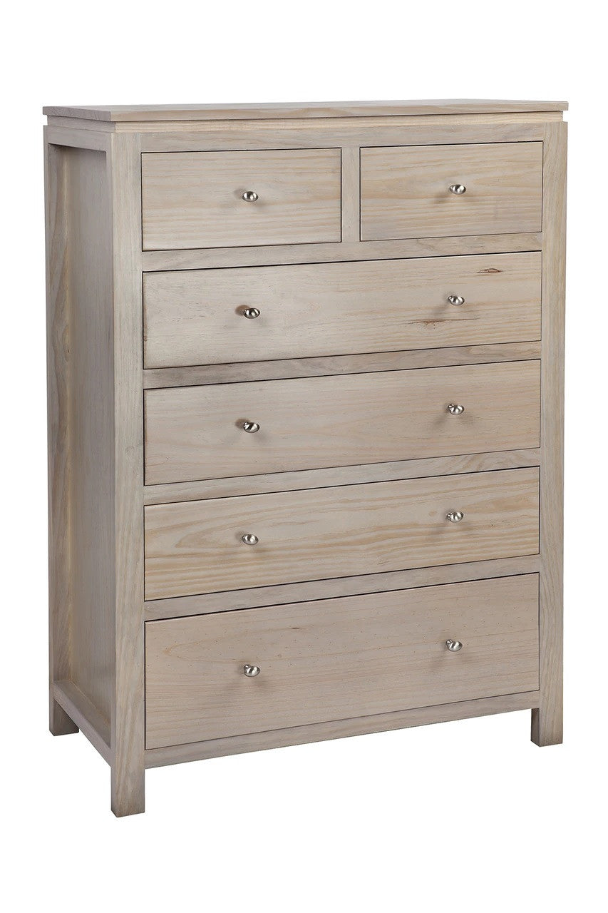 OZARK (AUSSIE MADE) 4 DRAWER LOWBOY - 900(H) x 900(W) - ASSORTED PAINTED COLOURS