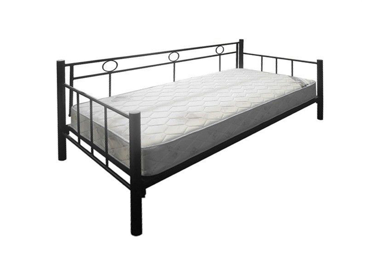 TUBECO SINGLE METAL DAYBED - ASSORTED COLOURS