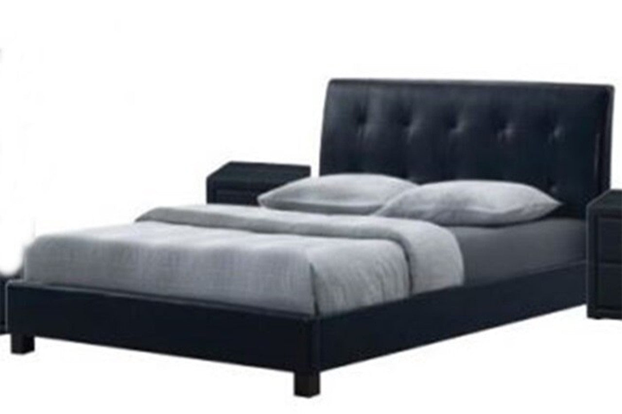 QUEEN ROSE (WD-8144) BED - BLACK OR WHITE