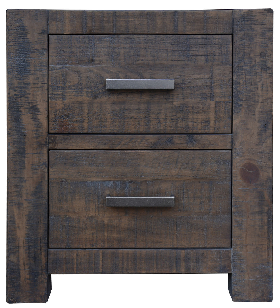 MUNICH QUEEN 5 PIECE (DRESSER) BEDROOM SUITE WITH UNDER BED STORAGE - GREY STONE
