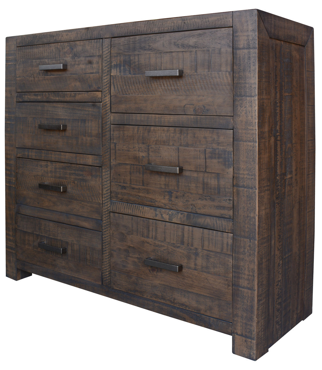 MUNICH KING 4 PIECE (TALLBOY) BEDROOM SUITE WITH UNDER BED STORAGE - GREY STONE