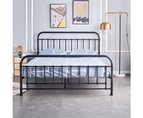 DOUBLE MARLEY METAL BED - ASSORTED COLOURS