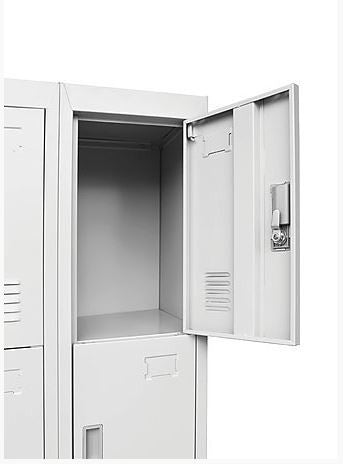 VILLIANIX (LLIE03) 4 x DOOR STORAGE LOCKER - 380(W) x 450(D) - GREY