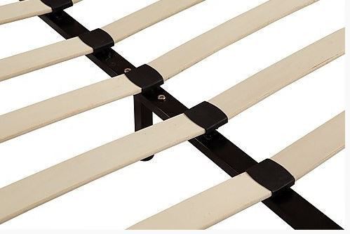 QUEEN (ING-QBFB-BLACK) DELUXE LEATHERETTE BED - BLACK