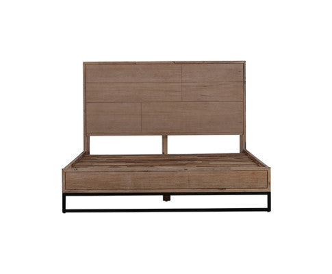 GAILE KING 4 PIECE (TALLBOY) BEDROOM SUITE - LIGHT OAK