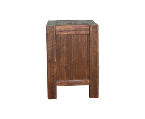 NOWRA KING 3 PIECE (BEDSIDE) BEDROOM SUITE - CHOCOLATE