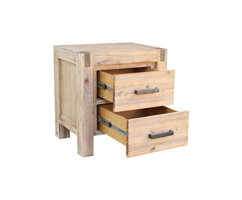 NOWRA KING 3 PIECE (BEDSIDE) BEDROOM SUITE - CLASSIC OAK