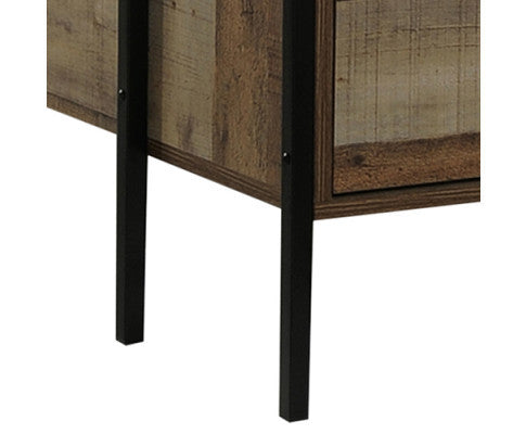 QUEEN DYNIE BED FRAME WITH HEADBOARD/ FOOTBOARD STORAGE - AS PICTURED
