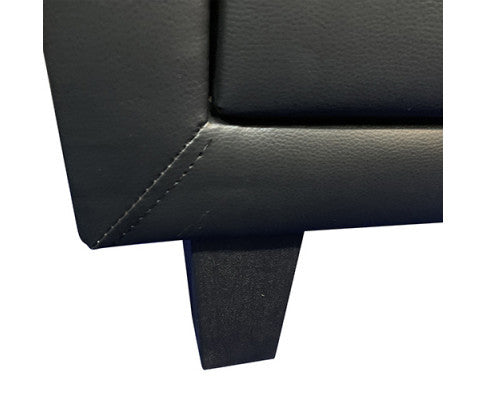 CAHRLEIGH 2 DRAWER BEDSIDE TABLE - BLACK