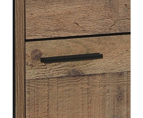 DYNIE 2 DRAWER BEDSIDE TABLE - AS PICTURED
