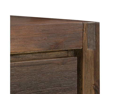NOWRA 2 DRAWER COFFEE TABLE - CHOCOLATE