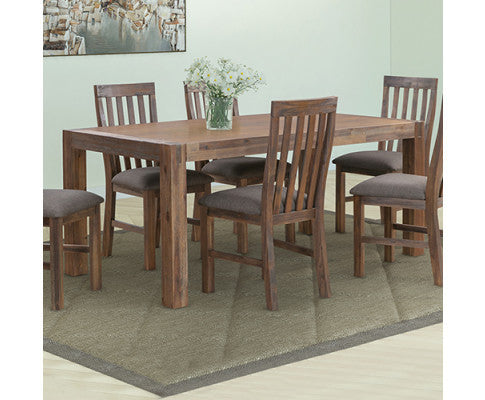 CARSON DINING TABLE ONLY 1800(W) x 900(D) - CHOCOLATE
