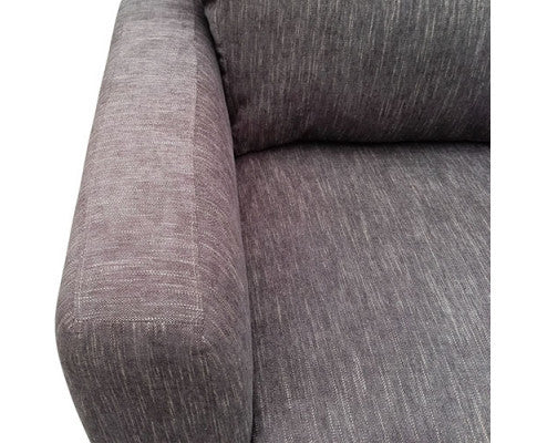 ALASKA 3 + 2 SEATER FABRIC SOFA LOUNGE SET - BROWN