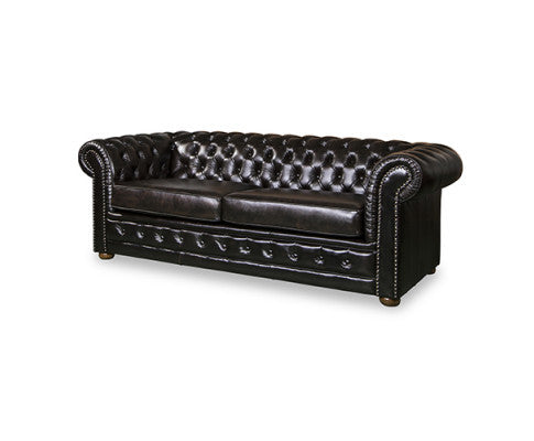 ALONDRA 3+2+1 SEATER GENUINE LEATHER SOFA LOUNGE SET - BROWN