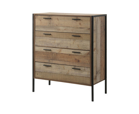 DYNIE 4 DRAWER TALLBOY - OAK