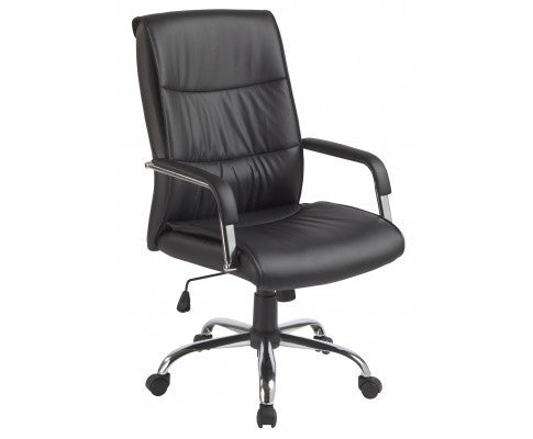 RODNEY PU LEATHER EXECUTIVE OFFICE CHAIR - BLACK