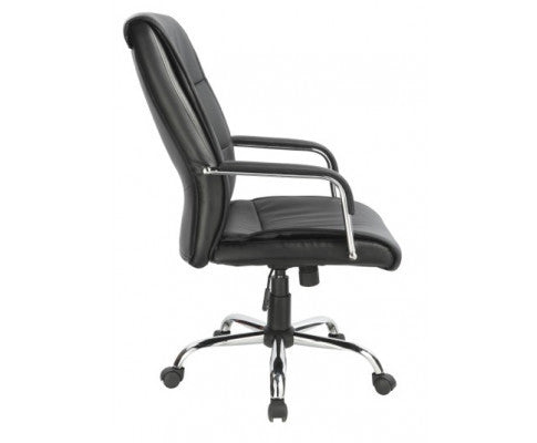 RODNEY PU LEATHER EXECUTIVE OFFICE CHAIR - BLACK