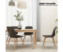 AIKEN (SET OF 2) DINING CHAIR - BLACK