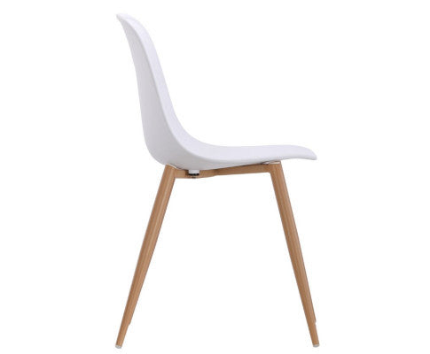 AIKEN (SET OF 2) DINING CHAIR - WHITE